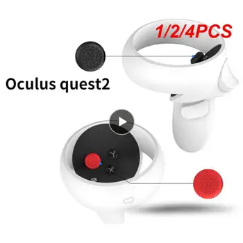 1/2/4PCS nykščio dangteliai Quest 2 prakaito neturintys silikono sklandaus tikslumo neslystantys guminiai nykščio rankenos dangteliai VR priedai
