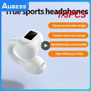 1/3PCS Kaulų laidumo ausinės 5.3 Ausų spaustukas ant ausų auskarų belaidės ausinės HiFi stereofoninės ausinės su