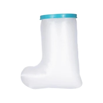 1 PCS Neperšlampamas kojų lietinis dangtelis dušui Suaugusiųjų vandeniui nelaidi pėdų apsauga kojų pėdos kulkšnis