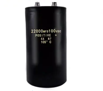 100v 22000uf 50x105mm Aukštos kokybės elektrolitinis kondensatorius Radial 22000UF 100V
