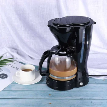 12 puodelių kavos aparatas mini automatinis lašinimas Namų biuro kavos virimo aparatas Daugiafunkcis 