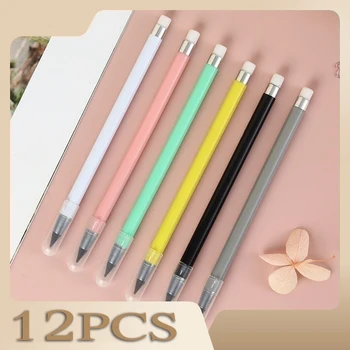 12PCS pieštukas Specialus HB pieštukas Nereikia aštrinti begalinio pieštuko bešvinio rašalo pieštukų pradinių klasių mokiniams