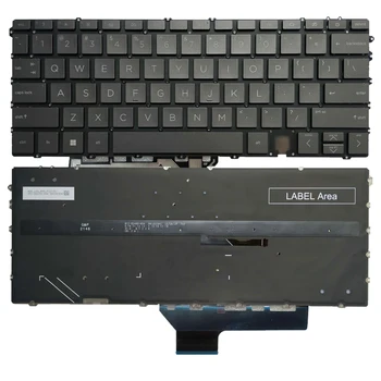 14-EF JAV klaviatūra su foniniu apšvietimu HP Spectre 14-EF 14-EF0008CA 14-EF0013DX 14-EF2013DX 14-ef1047nr 14-ef0068tu 14-ef0013dx TPN-C155