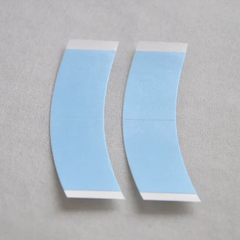 144Pcs/Lot Blue Strong Double Side Tape Extension Wig Tape Fixed Tape Arc Double Sided Tape for Toupee Nėrinių perukų klijai