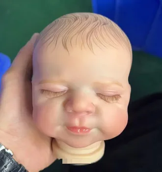 18inch jau nudažyti atgimusių lėlių rinkiniai Pascale naujagimis miegantis kūdikis 3D matomos venos blakstienos kūnas įtrauktas Muñeca rinkinys Reborn