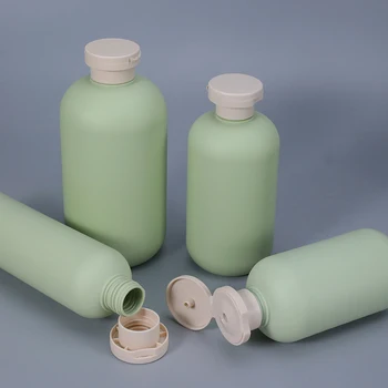 1PC 200ML ~ 500ML plastikinis šampūnas Dušo želė Putojantys muilo dozatoriai Pakartotinai užpildomi buteliai Atverčiamas dangtelis / Pompos losjono buteliukai