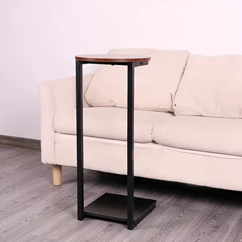 1pc C formos galinis šoninis staliukas sofai ir lovai, mažos erdvės, svetainė, miegamasis, kaimiškas užkandžių staliukas, kavos staliukas