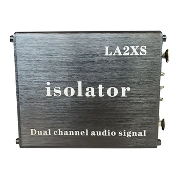 1Pcs garso izoliatoriaus triukšmo mažinimo filtras pašalina esamą triukšmą Dviejų kanalų 6.5 XLR maišytuvo garso izoliatorius LA2XS