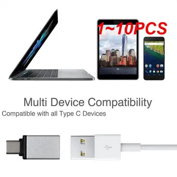 1~10PCS Usb 3.0 Otg kabelis Aptakus universalus ryšys Nešiojamas dizainas Platus suderinamumas Greitas duomenų perdavimas MacBook adapteris