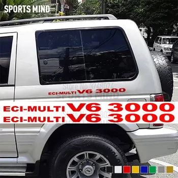 2 x ECI-multi V6 3000 Vinilinių automobilių stilius Mitsubishi Pajero / DELICA Shogun Montero MK2 V20 Priedai Automobilių lipdukai Dekaliniai