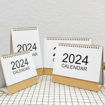 2024 INS stilius Paprastas kalendorius Dienos mėnesio tvarkaraščio planavimo priemonė 