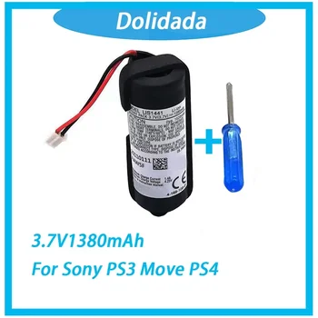 2vnt 3.7V 1380mAh ličio baterija Sony PS3 Move PS4 PlayStation Move judesio valdiklis dešinės rankos CECH-ZCM1E LIS1441 LIP1450