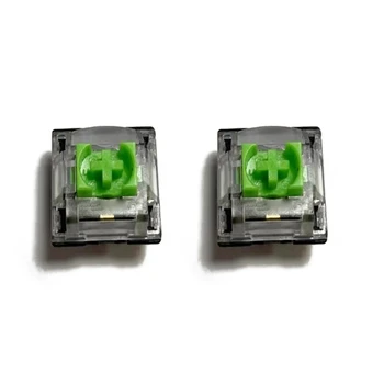 2Vnt Patvarūs žali RGB jungikliai 3Pin Razer Blackwidow žaidimų klaviatūrai
