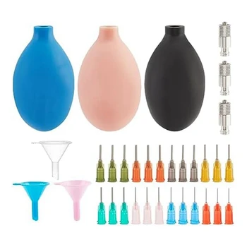 3 Keraminių įrankių rinkiniai Keramikos reikmenys Molinių įrankių rinkinys keramikos glazūrai su tiksliu antgaliu Aplikatoriaus butelio stiklelis Patvarus