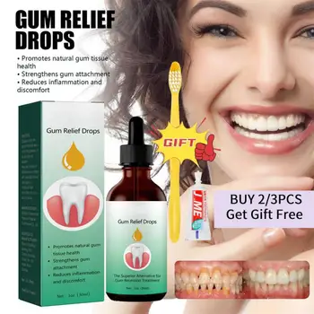 30ml Dantenų taisymo lašai Dantų balinimas Moterys Vyrai Burnos periodonto dantenų skausmas Antibakterinis gydymas Faringitas Burnos valymas