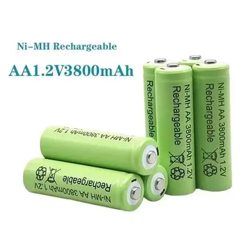 3800mAh AA 1.2V baterija Ni-MH įkraunama baterija žaisliniam nuotolinio valdymo pultui Įkraunamos baterijos AA 1.2v 3800mAh baterija
