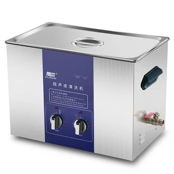 40KHz 600W nerūdijančio plieno laikmatis šildomas darbalaukis Sonic daržovių valymas Mechaninė 30Liter ultragarsinio valymo vonios mašina