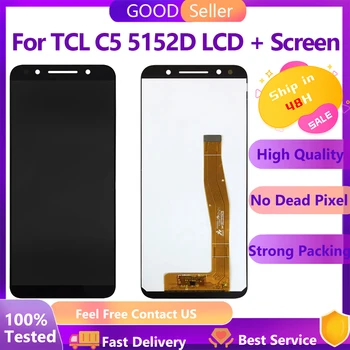 5,5 colio LCD ekranas TCL C5 5152D LCD ekranas Jutiklinio ekrano digiziter surinkimas