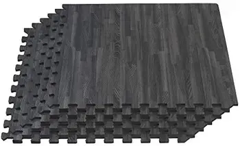 5/8 colio storio spausdintos putplasčio plytelės, aukščiausios kokybės medienos grūdų blokuojantys putplasčio grindų kilimėliai, anti-nuovargio grindys, skalūnas, 100 kv