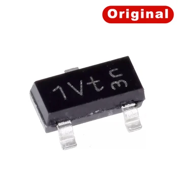 50vnt Originalus BF820 BF820,215 BF820,115 SOT-23 NPN 300V 50mA BJT tranzistorius