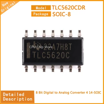 5Pcs/Lot Naujas originalus TLC5620CDR TLC5620 8 bitų skaitmeninis į analoginį keitiklį 4 14-SOIC