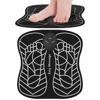 6 režimai 9 lygiai elektrinis įkraunamas EMS pėdų masažuoklio padas sulankstomas masažo kilimėlis Raumenų stimuliacijos reljefas Skauda kojas