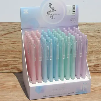60vnt Mieli švelnios spalvos mechaniniai pieštukai mokyklinėms prekėms Studentų piešimo pieštukas Korėjietiški kanceliarinės prekės Priedai Kawaii daiktai