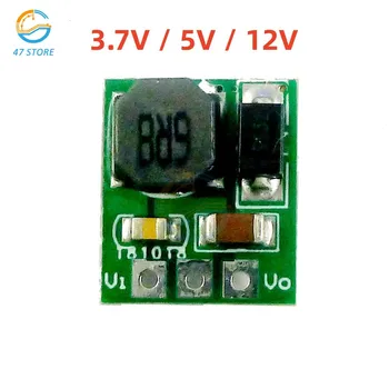 6W 3V 3.3V 4.2V 4.5V to 3.7V 5V 12V DC Boost Converter modulis skirtas 18650 403040 Ličio jonų baterija 1MHZ Maitinimo modulio padidinimo keitiklis