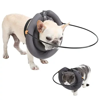 Aklo šuns apsaugos antkaklis Augintinio vedlio įranga Šunų priedai Saugos diržų dresūros liemenė Aklas šuo Augintinių dresūros reikmenys