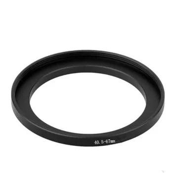 Aliuminio juodas pakopinio pakėlimo filtro žiedas 40,5–67 mm 40,5–67 mm 40,5–67 adapterio objektyvo adapteris, skirtas 