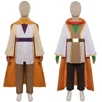 Anime Star Film Cos Wars Halloween Kids Stage Clothes Young Jedi Adventures Lys Nubs Cosplay kostiumas vaikiškoms kelnėms Apsiaustas