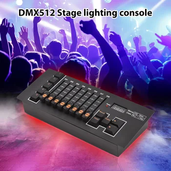Apšvietimo konsolė DMX512 40 Channel Stage DJ šviesos valdiklio konsolės skydelis įkraunamas lengvoms vakarėlių lemputėms Rodo Disco Pub