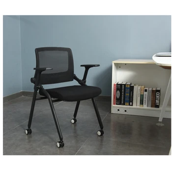 Aukšta kokybė 2 in 1 konferencijų salė sulankstoma kėdė sudedama lizdo mokymo biuro kėdė