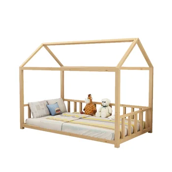Aukštos kokybės pigios modernios medienos vaikiškos lovos Medžio masyvo baldai Vaikiškos lovos Vaikiški baldai