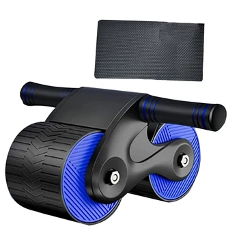 Automatinis Aabdominal roller Wheel Pagrindinis pilvo treniruoklis su kelio pagalvėlėmis pradedantiesiems Namų sporto salė Treniruoklių salė