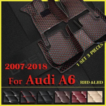 Automobiliniai grindų kilimėliai AUDI A6 Universalui 2007 2008 2009 2010 2011 2012 2013 2014 2015 2016 2017 2018 Individualūs automatiniai pėdų kilimėliai