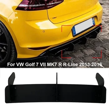 Automobilio galas po buferio difuzoriaus uodega Šoniniai skirstytuvai Spoileris Lūpų apsaugos apsauga VW Golf 7 VII MK7 R R-Line 2013 - 2016