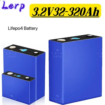 Bateria Lifepo4 com barradores, 3.2V, 32Ah, 320Ah, 12V, 24V, 48V, 60V, 72V, pasidaryk pats, pilhas para o barco, carro de golfe, rv