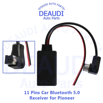 Bluetooth 5.0 modulio imtuvas Radijo stereofoninis AUX-IN kabelio adapteris 11Pins for Pioneer IP-BUS DEH-P