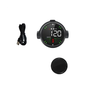 Car Hud Head-Up ekranas GPS aukščio kompasas Daugiafunkcinis USB įkrovimas Infraraudonųjų spindulių jutiklis Greičio ekranas