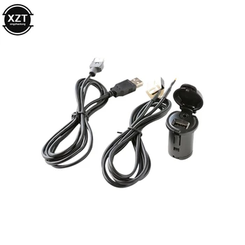 Car Stereo Male USB AUX kabelių komplektas tinka Peugeot 207/307/408/508/4007/Citroen C2/C4/C5/RD45
