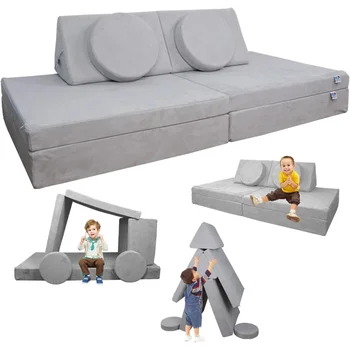 CHxxy 8vnt Didelio dydžio moduliniai vaikai žaidžia sofą, vaiko sulankstomą sofą, fortplay miegamąjį ir žaidimų kambario baldus mažyliams
