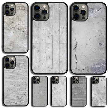 Concrete Beton Brut telefono dėklas, skirtas iPhone 14 15 13 12 Mini XR XS Max dangtelis, skirtas Apple iPhone 11 Pro Max 6 8 7 Plus SE2020 Coque