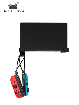DATA FROG Sieninis laikiklis Suderinamas-Nintendo Switch/Joy-cons laikiklis Laikiklis Kablys Pakabos perjungimui OLED televizoriaus doko priedai