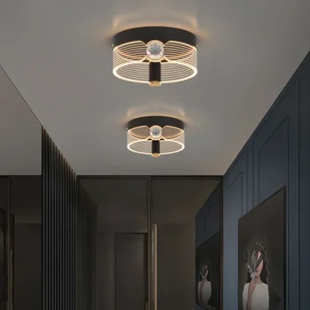 [Deimantinio žiedo šviesa] Praėjimo šviesa Modernus paprastas ir lengvas Prabangus Šiaurės šalių kūrybinės asmenybės koridorius Balkonas Lubų šviestuvas