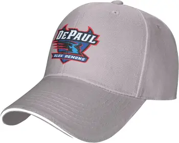 DePaul universiteto logotipo sumuštinių kepurė Unisex Classic Baseball Capunisex Reguliuojama Casquette tėčio kepurė