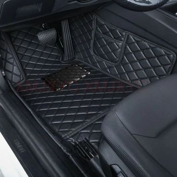 Dirbtinės odos individualūs automobilių grindų kilimėliai BMW M2 F87 2 Durų M3 4 Durų M5 2018-2022 X5M interjero aksesuarų detalės