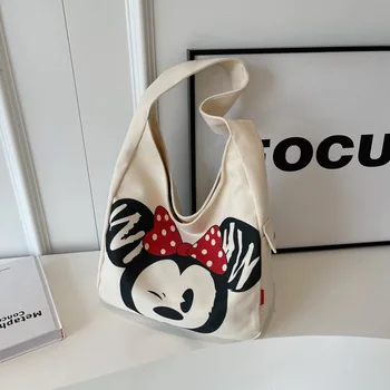 Disney animacinis filmas Peliukas Mikis mielas Pečių krepšys Lauko mokyklos drobinis krepšys