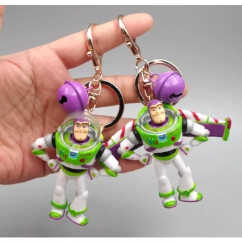 Disney raktų pakabuko žaislų istorija Anime figūrėlė Buzz Lightyear figūrėlių kolekcija Lėlė krepšiui Automobilio dekoravimas Gimtadienio raktų pakabuko dovana