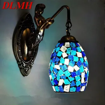 DLMH Šiuolaikinė undinėlės sieninė lempa Personalizuota ir kūrybinga svetainė Miegamasis Prieškambaris Baro dekoravimo šviesa
